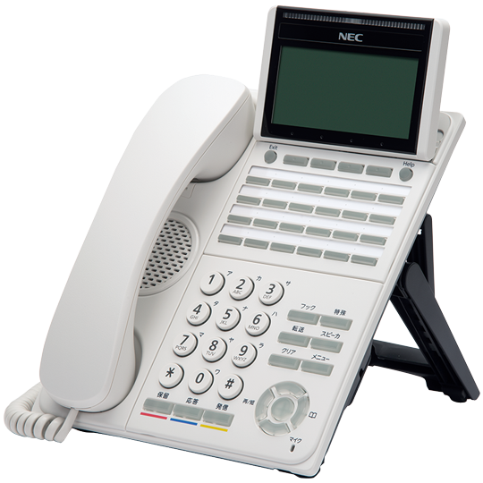 24ボタン・多機能電話機 NEC AspireWX DT500(ホワイト)のリース