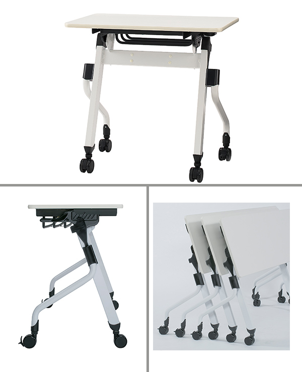 平行スタッキングテーブル ZBRシリーズ ZBR-7545 WH