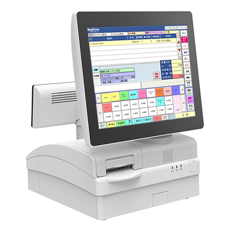 美容室のPOSレジ twinpos9700Ti white
