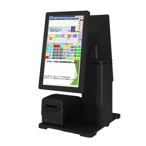 美容室のPOSレジ TwinPos9700Ti black